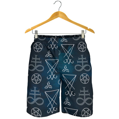 Pentagram Pattern Print Design A03 Mens Shorts