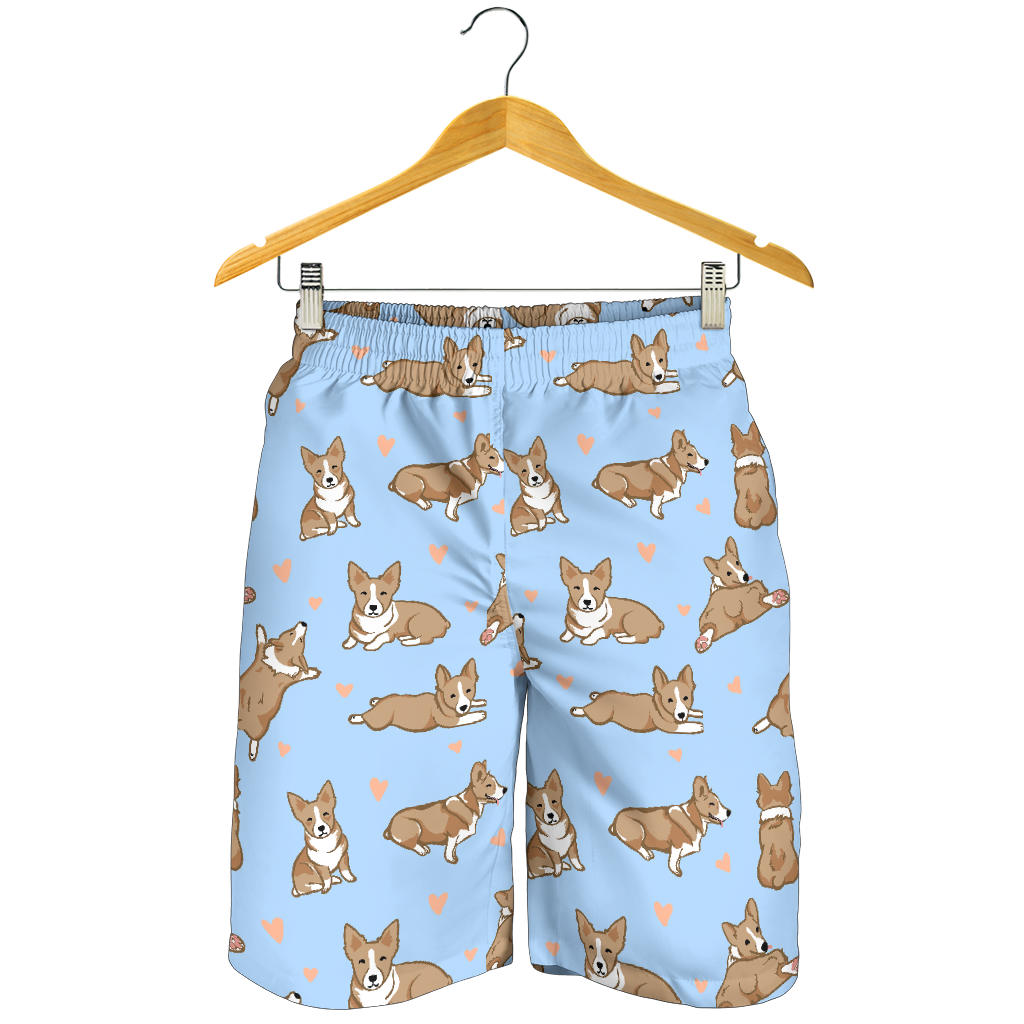 Pembroke Welsh Corgis Pattern Print Design A05 Mens Shorts