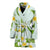 Yellow Plumeria Pattern Print Design PM024 Women Bathrobe