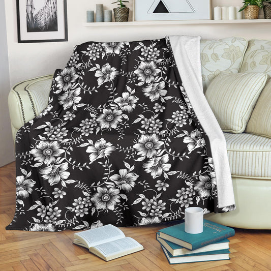 Gerberas Pattern Print Design GB02 Fleece Blanket