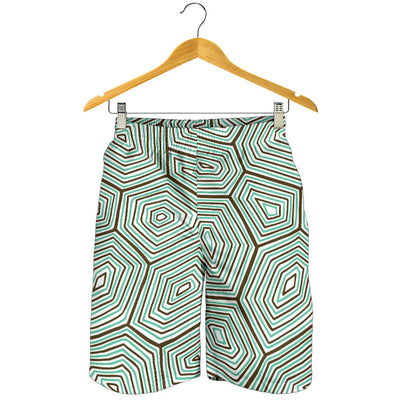 Sea Turtle Skin Print Mens Shorts