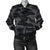 Camo Black Pattern Print Design 02 Women's Bomber Jacket