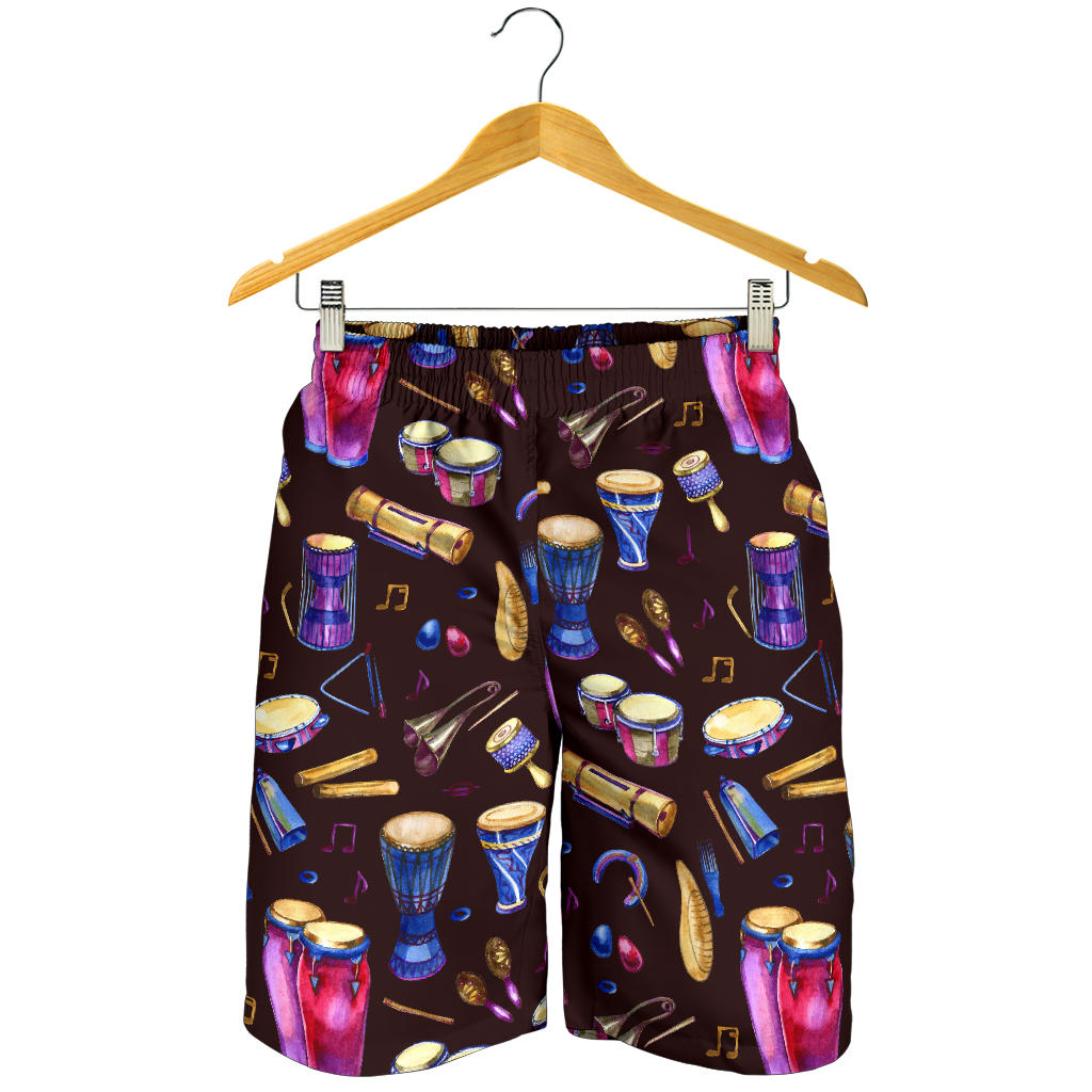 Percussion Neon Pattern Print Design 04 Mens Shorts