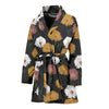 Daisy Pattern Print Design DS04 Women Bathrobe