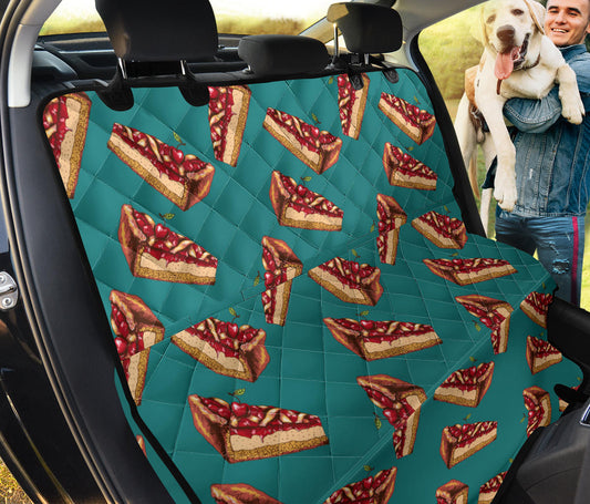 Cheesecake Cherry Pattern Print Design CK03 Rear Dog  Seat Cover