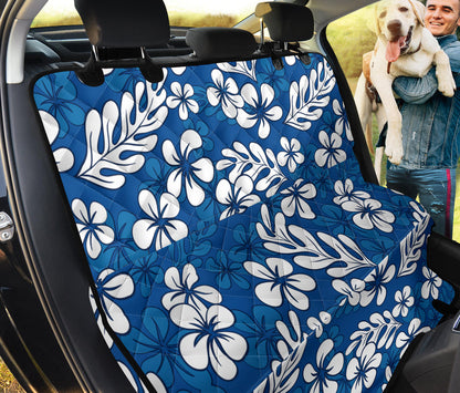 Plumeria Pattern Print Design PM015 Rear Dog  Seat Cover