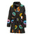 Donut Pattern Print Design DN012 Women Bathrobe