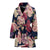 Peony Pattern Print Design PE03 Women Bathrobe