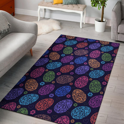 Easter Eggs Pattern Print Design RB012 Area Rugs