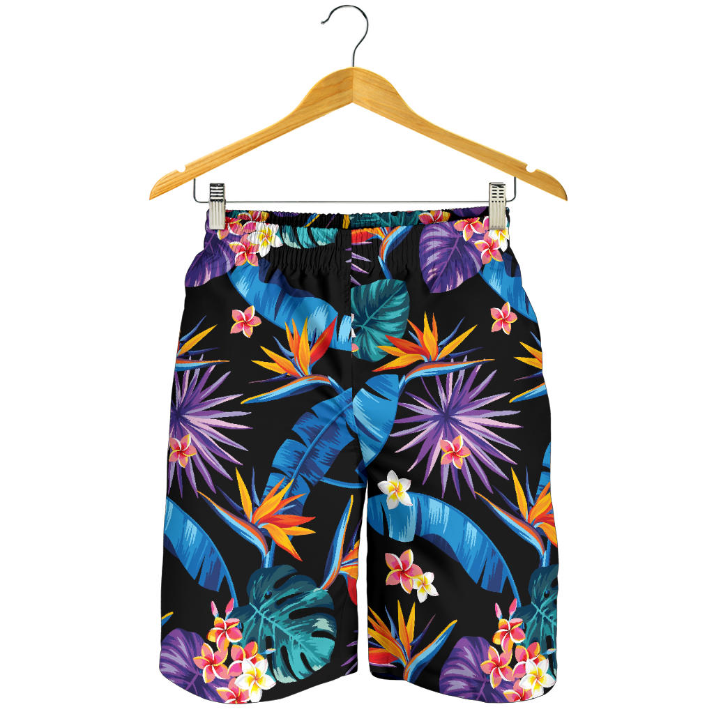 Tropical Flower Pattern Print Design TF018 Mens Shorts