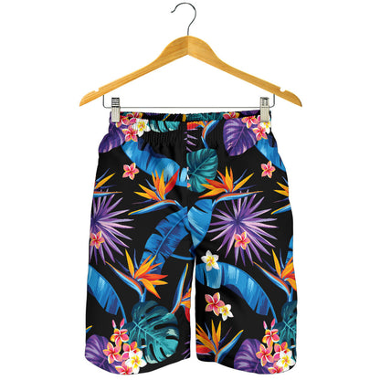 Tropical Flower Pattern Print Design TF018 Mens Shorts