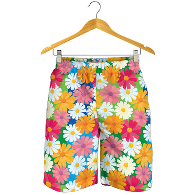 Daisy Pattern Print Design DS05 Mens Shorts