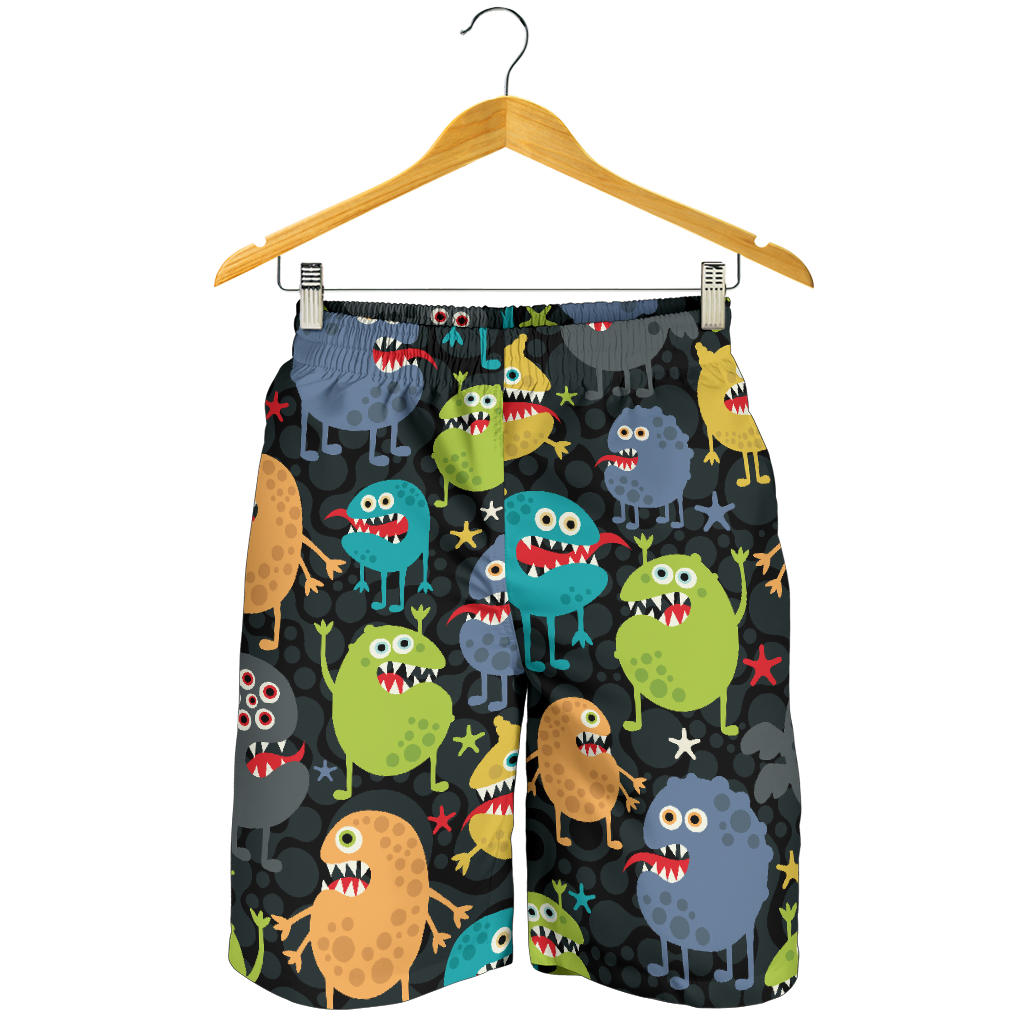 Monster Pattern Print Design 01 Mens Shorts