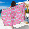 Gerberas Pattern Print Design GB01 Sarong Pareo Wrap