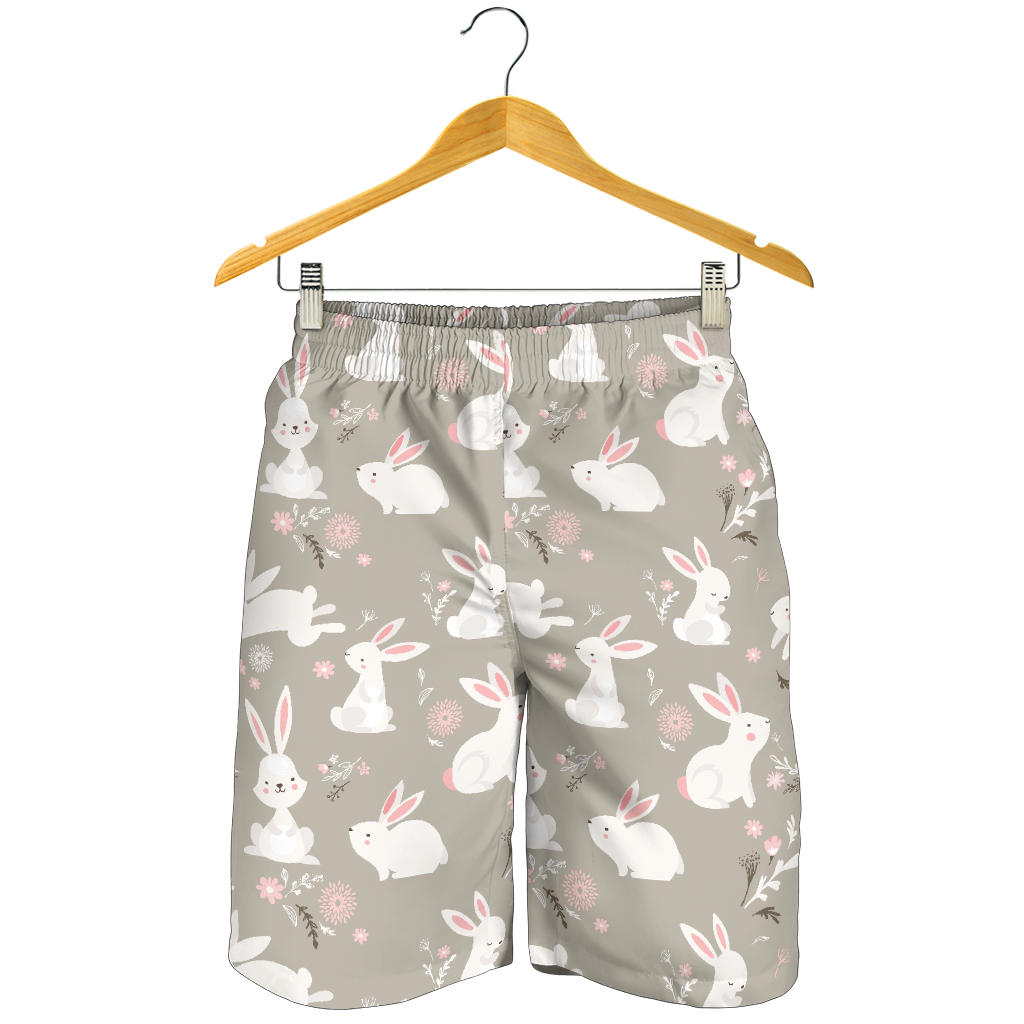 Rabbit Pattern Print Design RB03 Mens Shorts