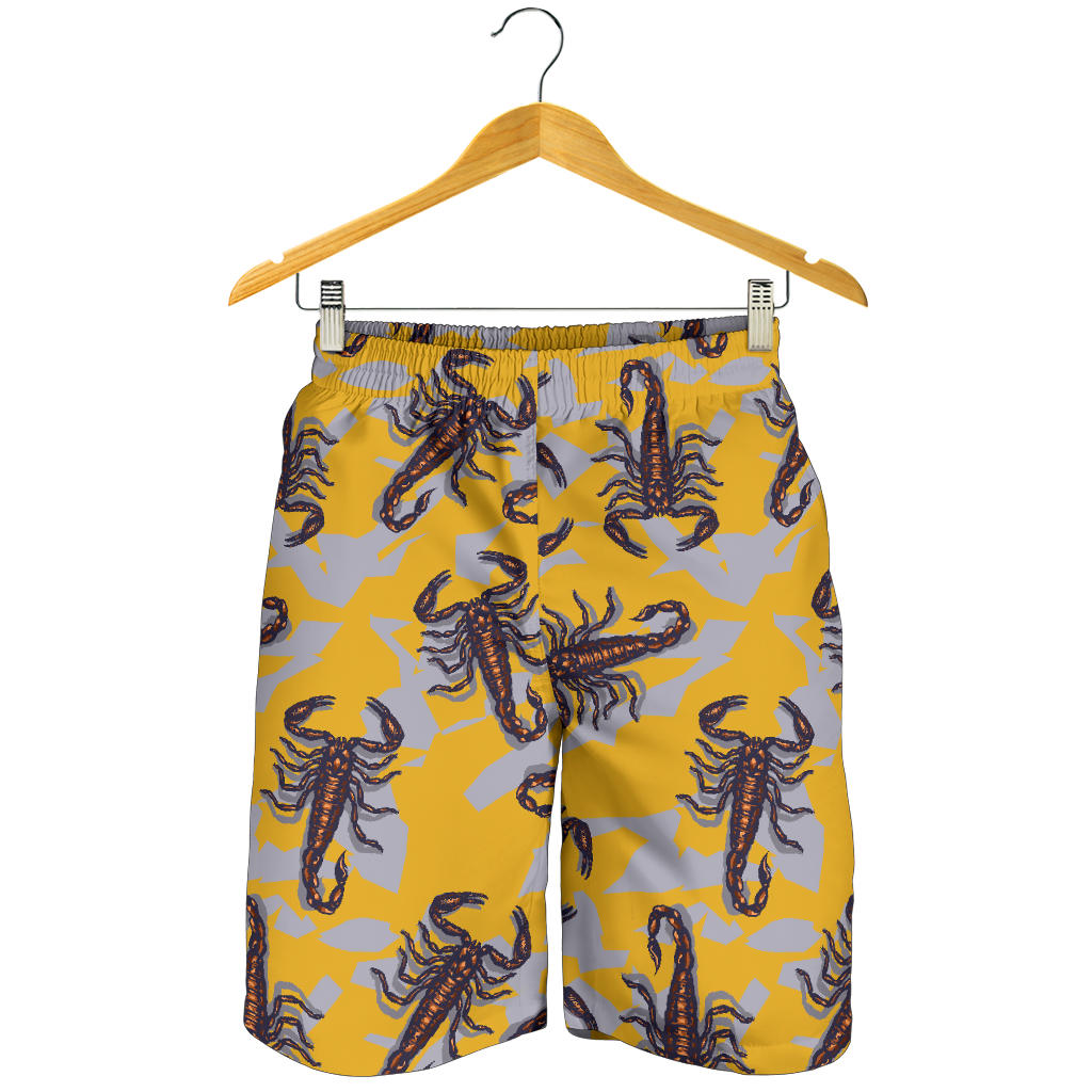 Scorpion Pattern Print Design 01 Mens Shorts