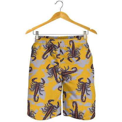 Scorpion Pattern Print Design 01 Mens Shorts