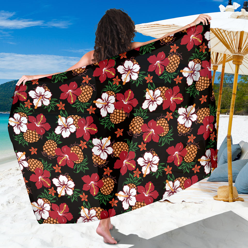 Hawaiian Themed Pattern Print Design H013 Sarong Pareo Wrap
