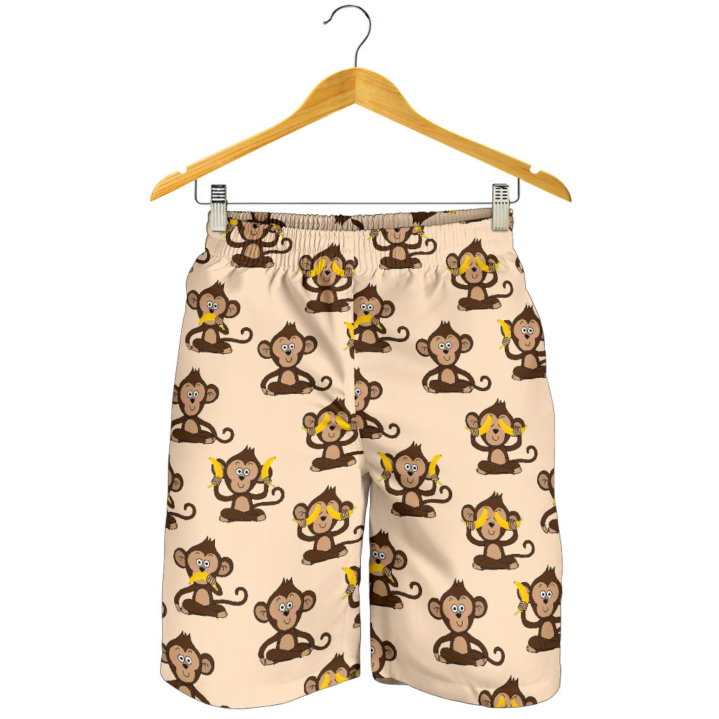 Monkey Pattern Print Design 03 Mens Shorts