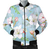 Apple blossom Pattern Print Design AB06 Men Bomber Jacket