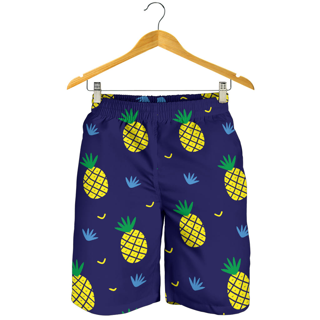 Pineapple Pattern Print Design A01 Mens Shorts