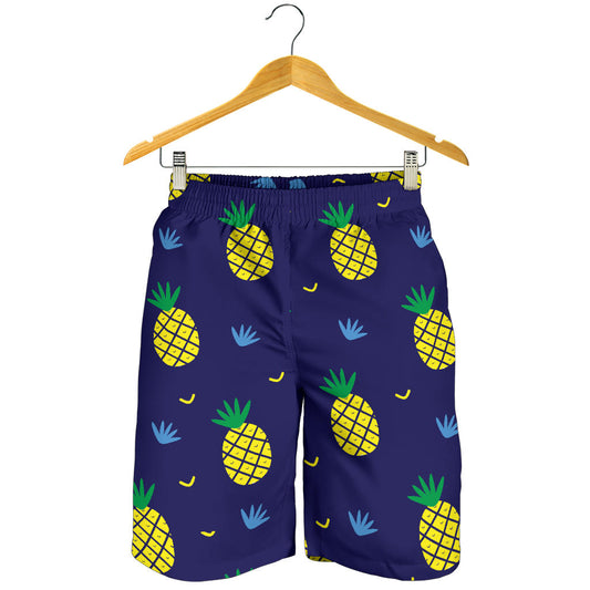 Pineapple Pattern Print Design A01 Mens Shorts