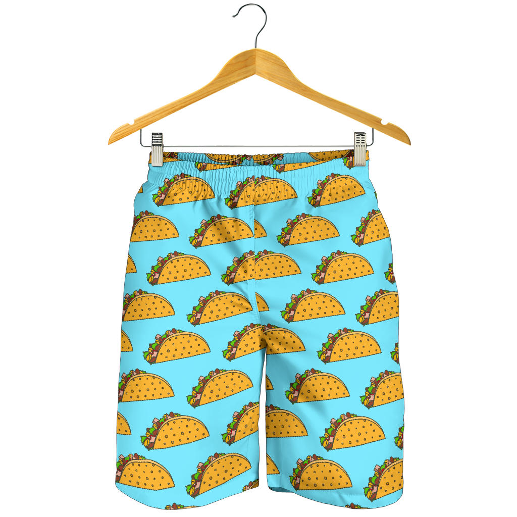 Taco Pattern Print Design TC03 Mens Shorts