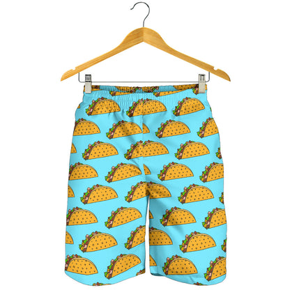 Taco Pattern Print Design TC03 Mens Shorts