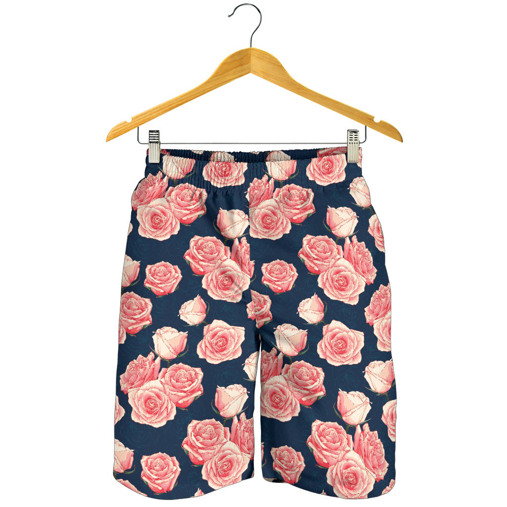 Rose Pattern Print Design A03 Mens Shorts