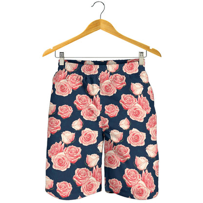 Rose Pattern Print Design A03 Mens Shorts