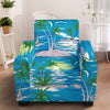 Palm Tree Beach Armchair Slipcover