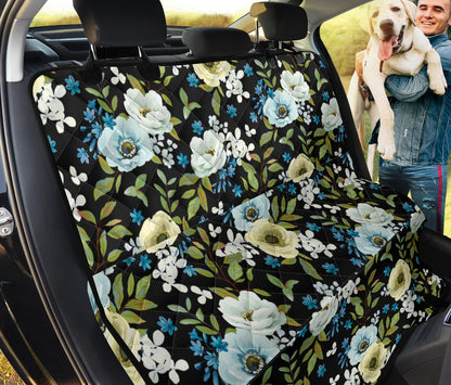 Anemone Pattern Print Design AM03 Rear Dog  Seat Cover