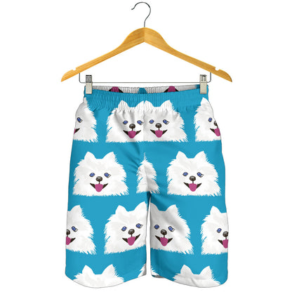 Pomeranians Pattern Print Design A05 Mens Shorts