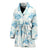 Sea Turtle Pattern Print Design T01 Women Bathrobe