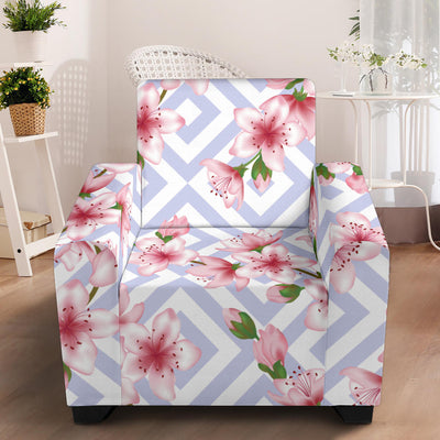 Cherry Blossom Pattern Print Design CB07 Armchair Slipcover