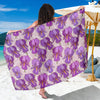 Iris Pattern Print Design IR05 Sarong Pareo Wrap