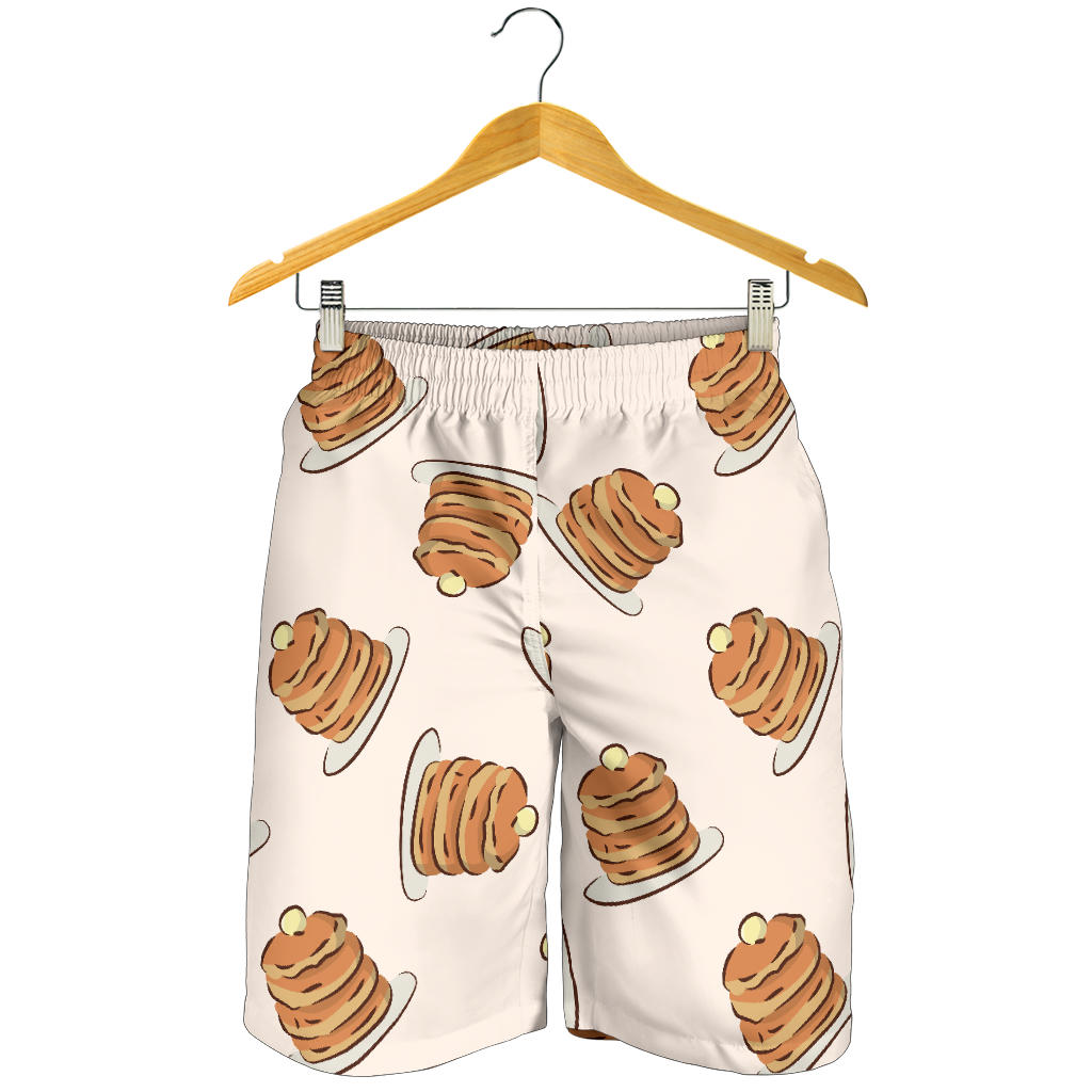 Pancake Pattern Print Design A01 Mens Shorts
