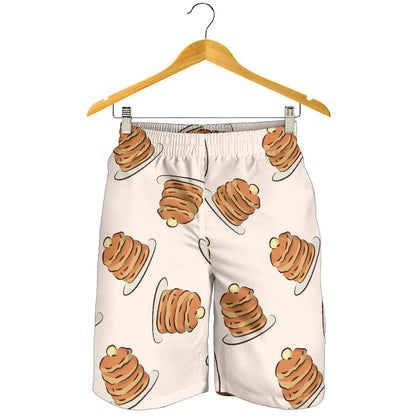 Pancake Pattern Print Design A01 Mens Shorts