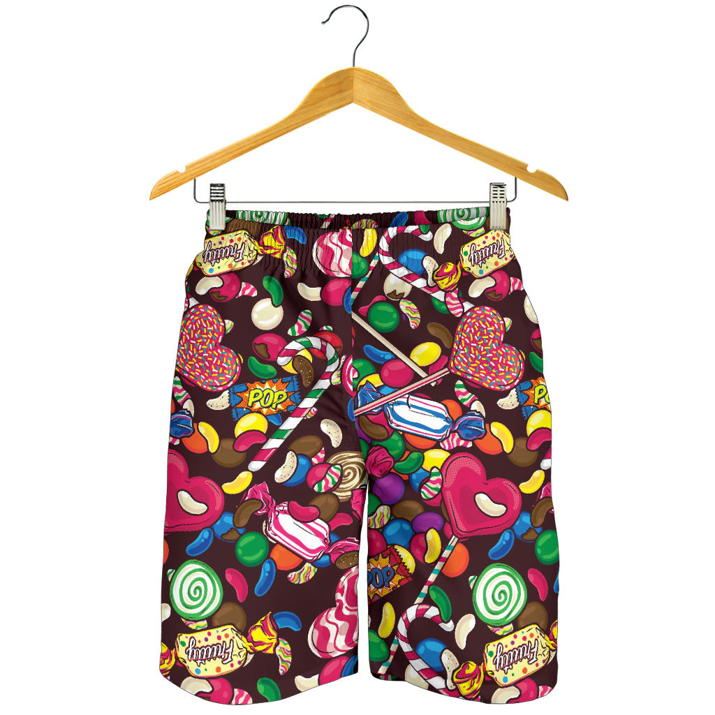 Candy Pattern Print Design CA02 Mens Shorts