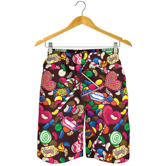 Candy Pattern Print Design CA02 Mens Shorts