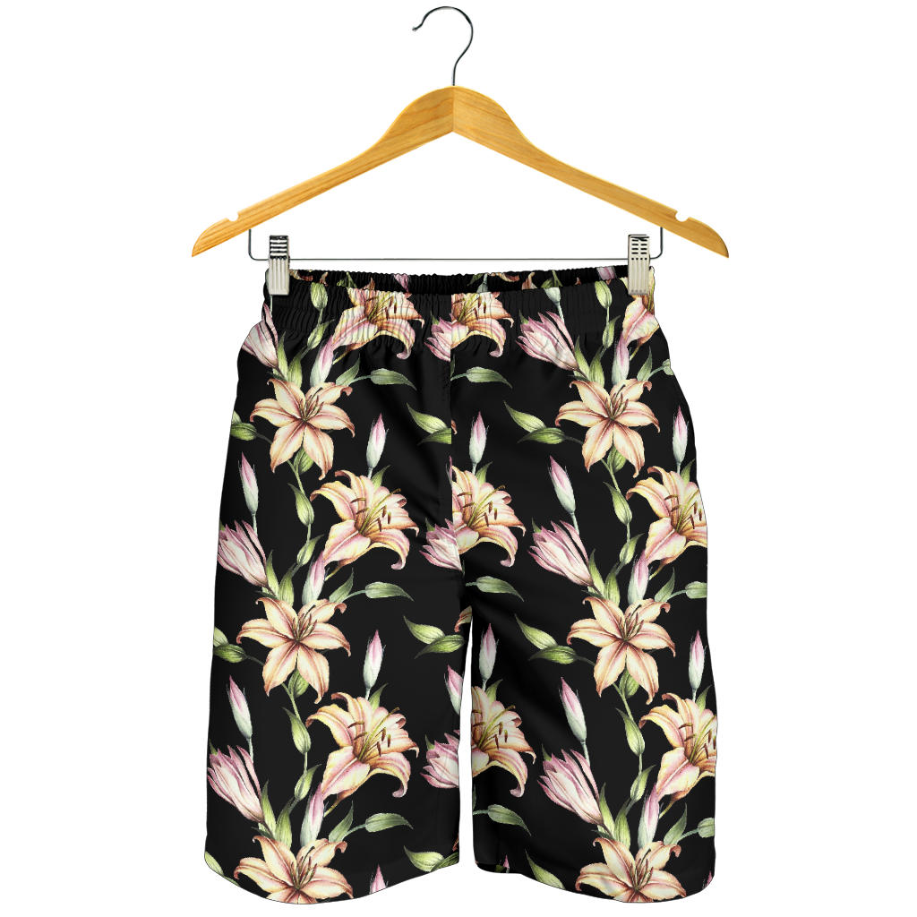 Lily Pattern Print Design LY05 Mens Shorts