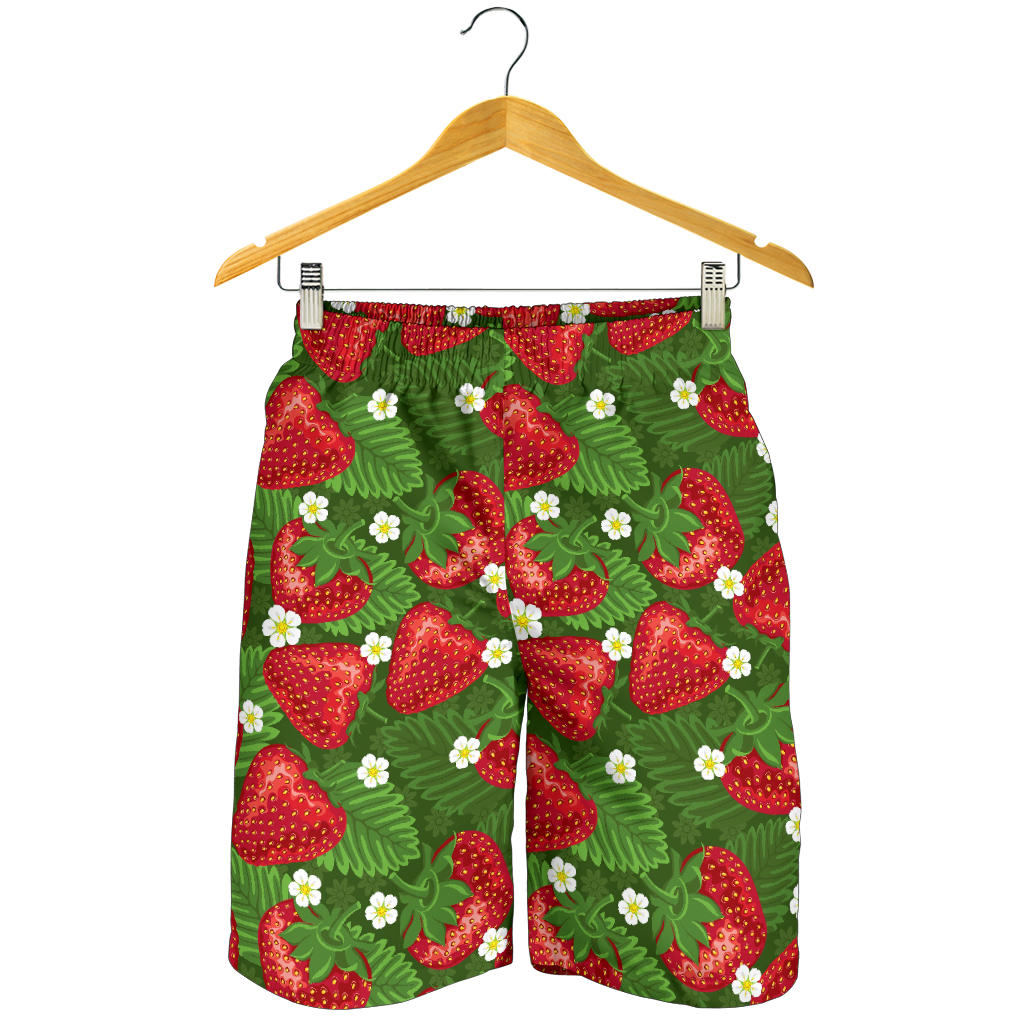 Strawberry Pattern Print Design SB05 Mens Shorts