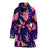 Dragonfruit Pattern Print Design DF02 Women Bathrobe