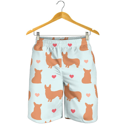 Pembroke Welsh Corgis Pattern Print Design A01 Mens Shorts