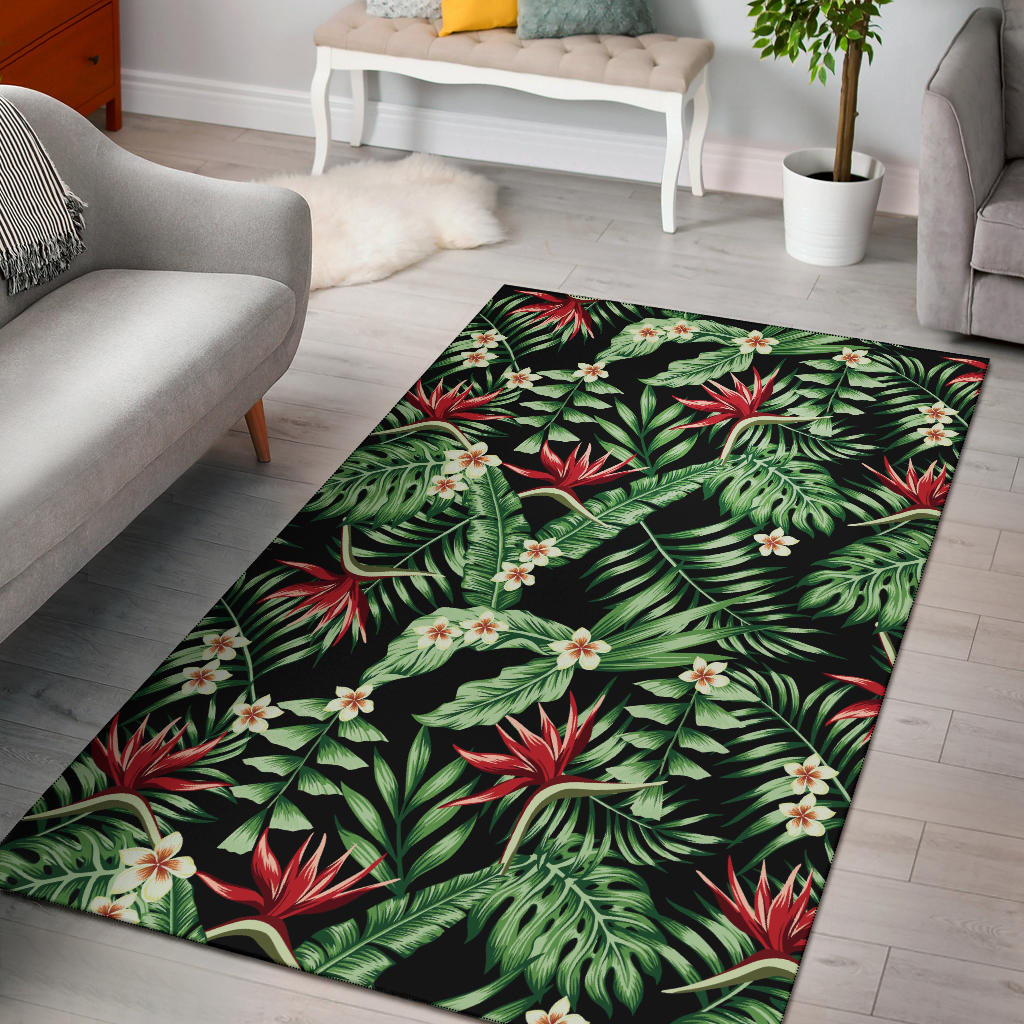 Bird Of Paradise Pattern Print Design BOP05 Area Rugs