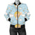 Angel Pattern Print Design 05 Women's Bomber Jacket