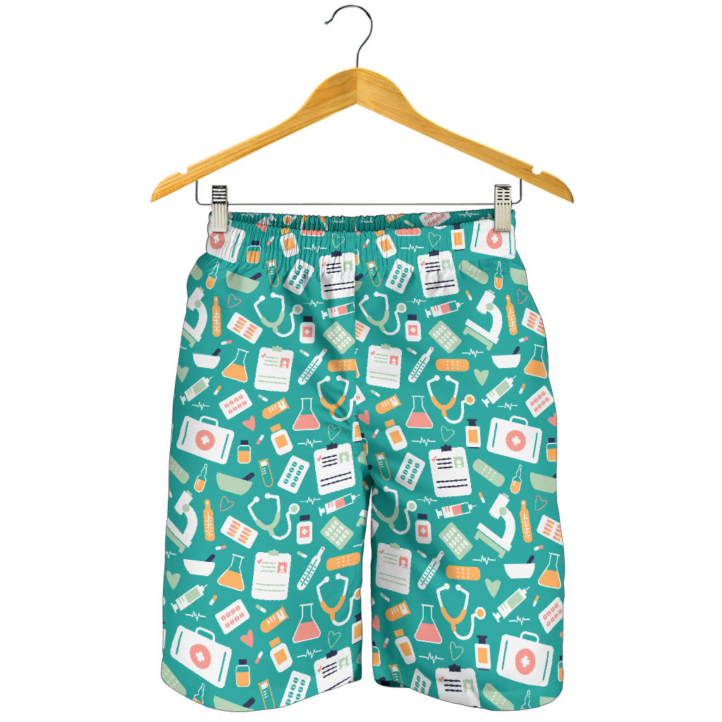 Medical Pattern Print Design 03 Mens Shorts