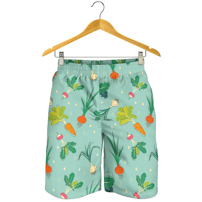 Radish Pattern Print Design A01 Mens Shorts