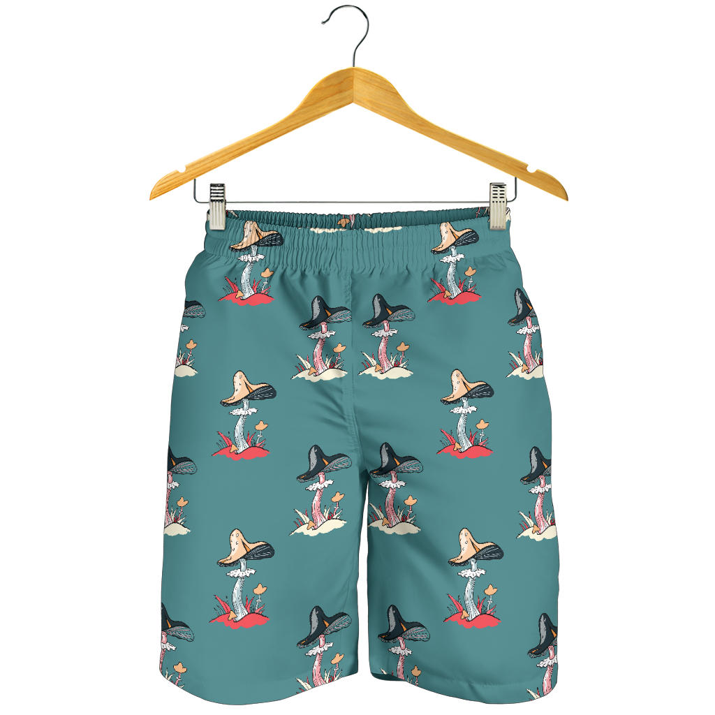 Mushroom Pattern Print Design A04 Mens Shorts