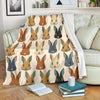 Rabbit Pattern Print Design RB04 Fleece Blanket